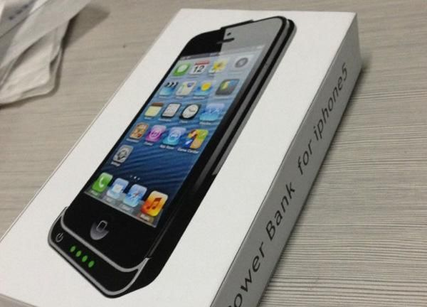 iphone5背夹电池苹果5备用移动电源 便携外置充电宝器充电外壳套