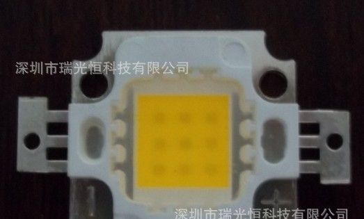 集成10W大功率灯珠 正白 1000-1100LM 供应10-100W灯珠