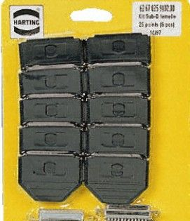 HARTING 插头/插座焊接端子底壳连接器套件