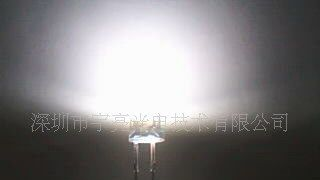 厂家大量供应F5草帽白光LED