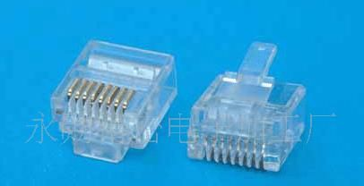 本厂大量供应RJ45-8P8C短体水晶头，价格实惠，认您放心