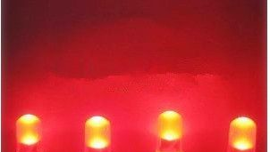 LED 3MM超高亮圆头红光发光二极管