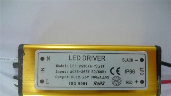 高品质LED电源 4-7X1W防水电源 CE认证 户外隔离电源 防震IP66