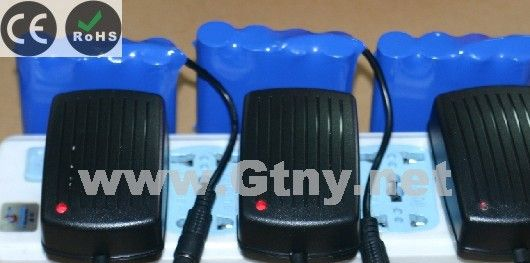 锂充电电池 7.4V锂电池组 4.6安时18650订做