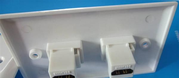 厂家直销高清HDMI·面板式转接头镀金系列，显示器五金连接器