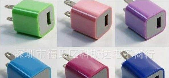 直销彩色苹果配件套装充电器二合一、三合一、IPHONE精美套装
