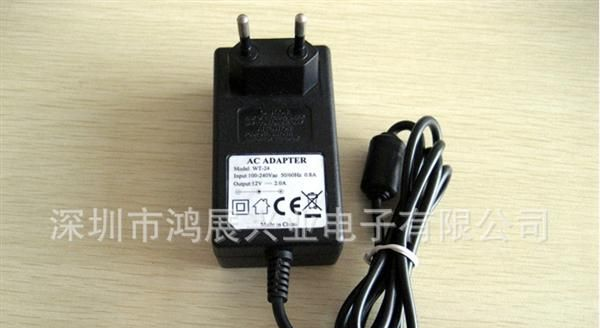 厂家制造-电源适配器IC足12V1A、2A监控，LED软灯条开关电源