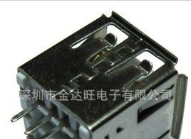 供应10.5/14.02/17 A母180度双层USB插座