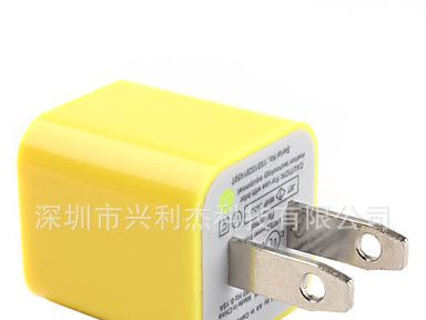 苹果iPhone5 美规绿点充电器 彩色充电器 USB充电器