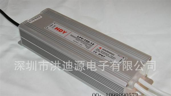 直销100W防水开关电源 12v100w防水电源 IP67防水电源100w