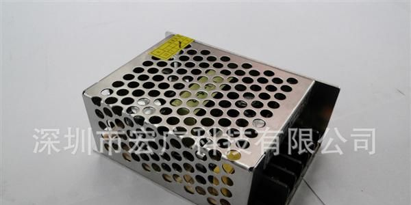 供应5V不防水铝壳电源25W工业电源