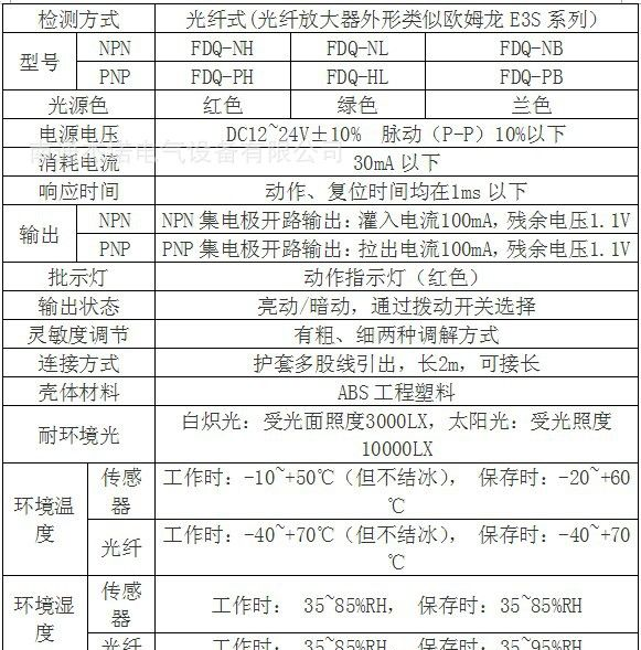 国产放大器品牌 操作简单外形类似欧姆龙E3S 杰诺光纤放大器