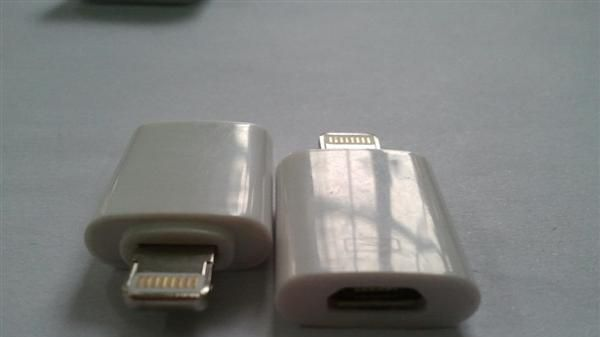 高清产品·苹果5公转MICRO母方形转接头，HDMI高清五金连接器