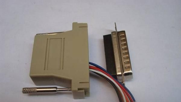 RJ45 DB25pin 公头
