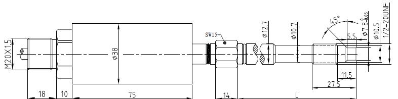 PTS151直杆防爆型熔体压力传感器