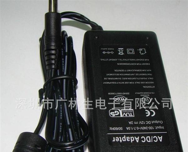 工厂批发 12V2A电源适配器 LED灯电源