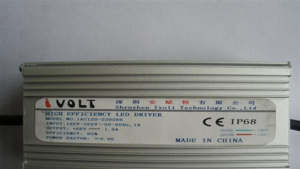 厂家直供90%效率110v输入了的恒流驱动电源31v100w