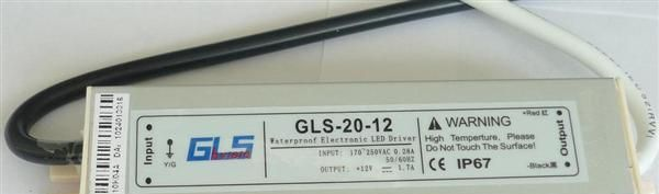 供应12V12WLED防水开关电源