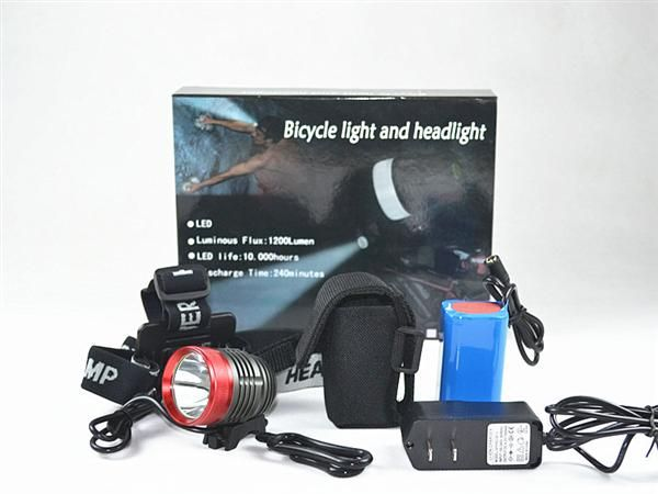 SingFire SF-90 CREE XM-L T6 1000lm 白光4模式自行车照明灯头灯