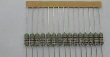 厂家直销1/6W 1/4W 1/8W 1W 2W 3W金属膜插件电阻