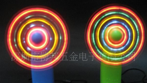 供应LED闪字风扇(质优价低、交货时间快、可提供CE、ROHS）