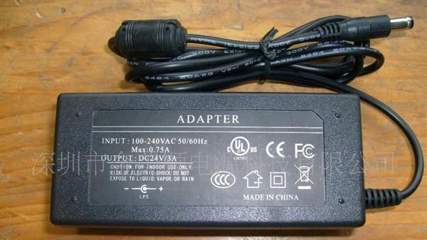 （质量保证两年）LED照明电源24V2.5A60WLED开关电源