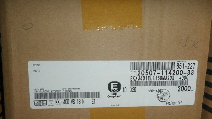 供应黑金刚 电解电容 18U /400V 10*20