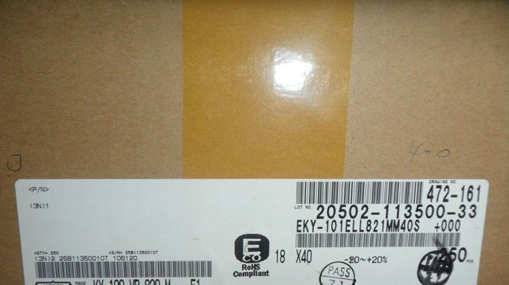 供应黑金刚 电解电容 820UF/100V 18*40
