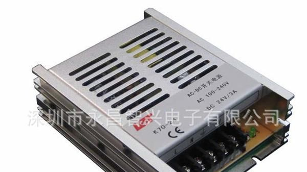 LED灯箱电源24V 3A   超薄铁壳开关电源 厂家直销 保修三年