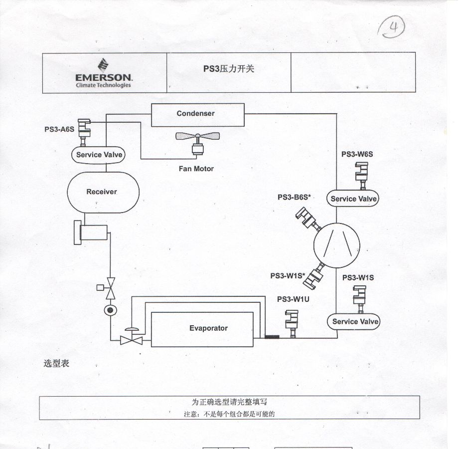 供应ALCO艾柯 EMERSON艾默生 PS3-W6S 压力继电器 压力控制器 艾柯压力开关