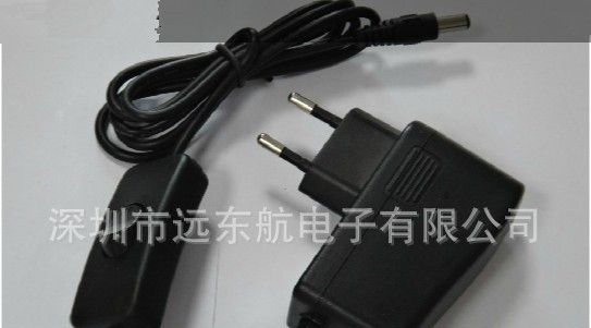 供应12V1A,12V1.2A/插墙式带开关电源适配器 LED灯条电源
