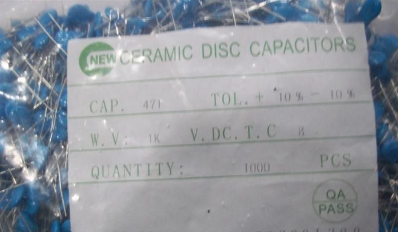 供应高压瓷片电容1KV-471K 3KV-222K 3KV-472Z