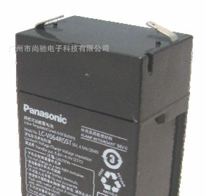 供应PANASONIC松下LC-V064R5 6V4.5AH电子称/玩具车/应急灯用电池