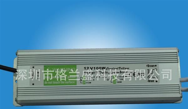 厂家供应优质稳定恒压12V100W LED防水开关电源
