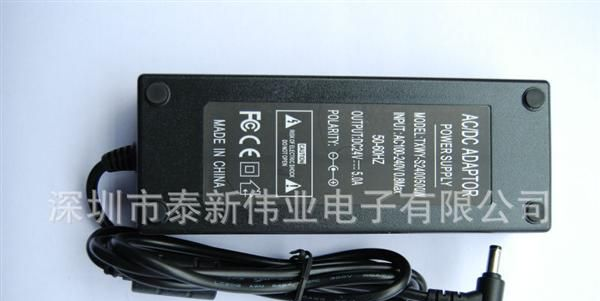 室外P16全彩LED显示屏电源适配器 12V10A 桌面式