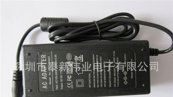 厂家供应12V3A桌面式LED灯条专用有欧盟测试安全认证报告LED电源