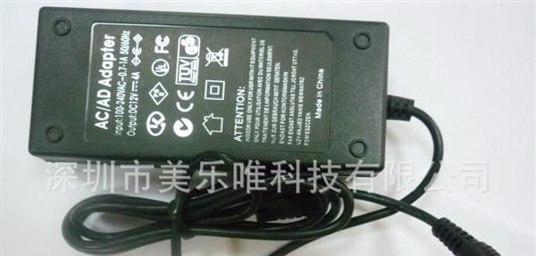 灯条电源 12v4A 监控电源 LED电源 开关电源48W 桌面式电源