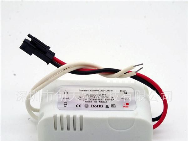 LED电源18WLED驱动电源18*1W外置端子线LED电源