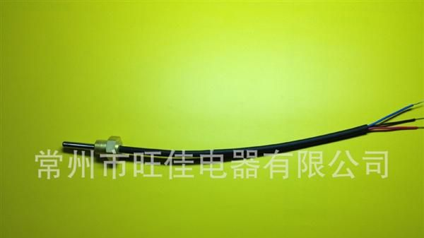 铜接头螺纹固定式数字温度传感器 DS18B20 不锈钢防水防锈探头