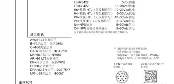 ELCO瑞士宜科编码器 标准轴型编码器EB58A10-P4TR-5000.5M8400