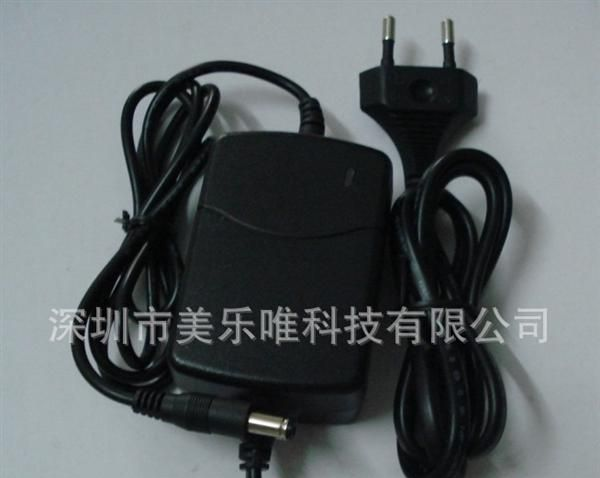厂家供应两边出线（桌面式）12V1A电源适配器, led软硬灯条电源