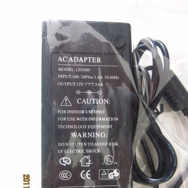 供应12V3A LED照明灯饰，按摩器开关电源