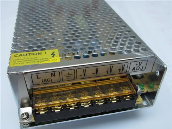 电源适配器12V/12A 足监控 LED集中移动电源 铝壳大功率集中供电