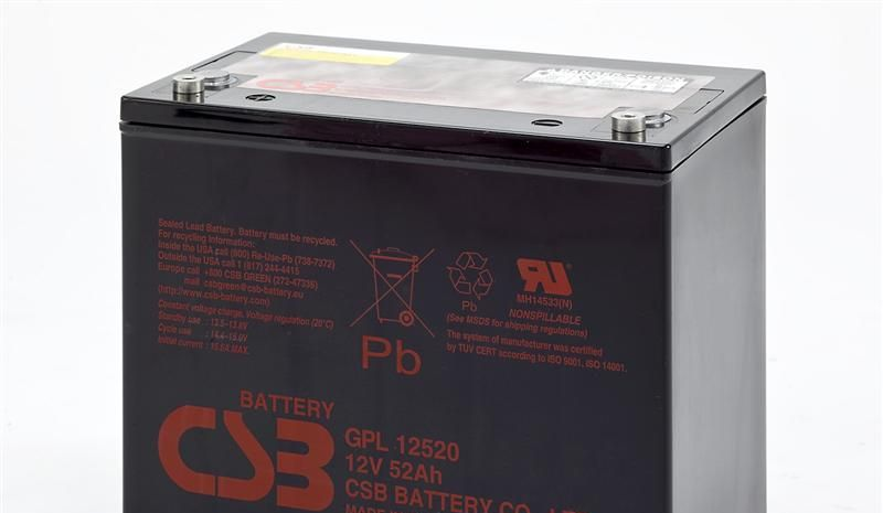 供应CSB GPL12520（12v52ah）蓄电池