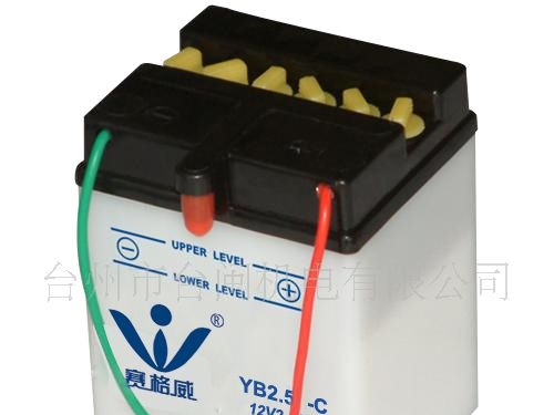 供应水式YB2.5L-C 摩托车铅酸蓄电池