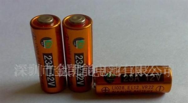 工厂供应23A 27A电池(图)  广泛应用与电子领域
