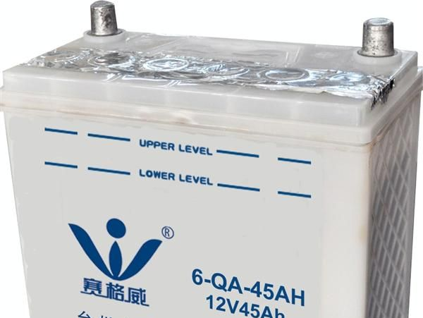 厂家供应6-QA-45AH汽车蓄电池