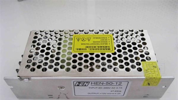 供应12V3A 5V2A 50W开关电源 LED电源