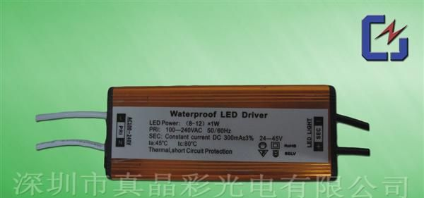 12WLED防水驱动电源  用于投光灯，埋地灯等户外灯具