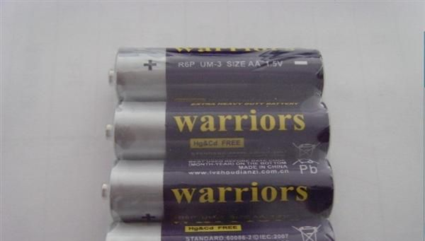 供应手电筒配套电池 R03P电池 PET电池 三只缩电池 环保电池